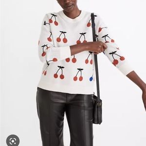 Madewell Cherry Pullover Sweater
